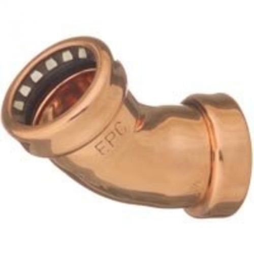 Copperloc 1/2 45 El ELKHART PRODUCTS CORP Push It Fittings 10170760 683264707603