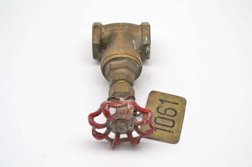 WALWORTH 14 1 IN NPT 150 BRONZE THREADED GATE VALVE B442231