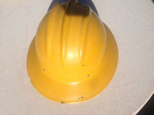 Vintage Fiberglass Bullard Hard Boiled Hard Hat With Suspension No Reserve