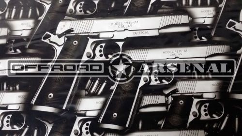 HYDROGRAPHIC WATER TRANSFER HYDRODIP FILM HYDRO DIP 1911 .45 CAL GUN PISTOL