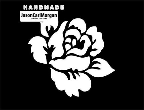 JCM® Iron On Applique Decal, English Rose White