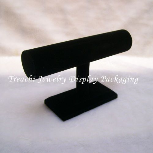 High Quality Jewelry Display T bar Black Velvet for Bangle Watch Bracelet Anklet