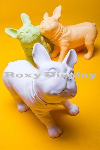 3 pcs rubber plastic realistic style small dog mannequin #mz-kevin1w+gr+yl group for sale