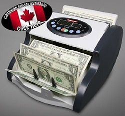 Canadian currency bill counter for the new polymer bills c-1025 w/counterfeit dt for sale