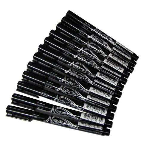 12 pk Neoplex Counterfeit Detection Pen Marker for Money Dollar Bill Store NM-9