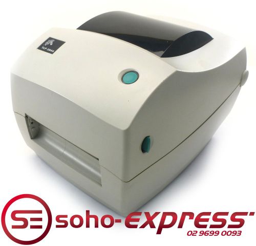 ZEBRA INDUSTRIAL DIRECT TRANSFER THERMAL LABEL PRINTER USB SERIAL TLP 2844 + PSU