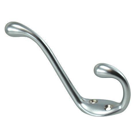 5&#034; Dull Chrome Heavy Duty Garment Hook