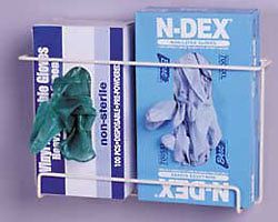 Rackems Front Dispensing Exam Glove Rack - Holds 2 Boxes