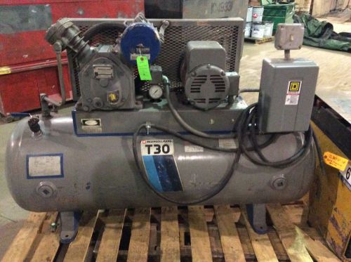 (1) ingersoll-rand t30 reciprocating air compressor model 242-5d for sale