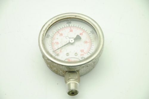 DWYER Pressure Gauge #62060, 0-400kPa 1-60psi