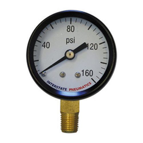 Pressure Gauge 2 -1/2 Inch 160 PSI - 1/4 Inch NPT Bottom Mount - G2022-160