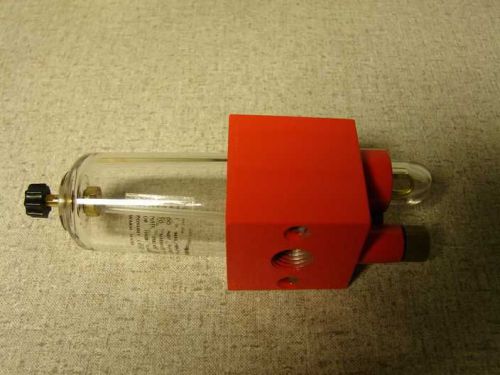 Air lubricator 1/4&#034; ports, polycarbonate bowl