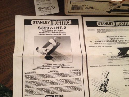 Stanley Bostitch S3297-lhf-2 Floor Runner Hardwood laminate floor Nailer