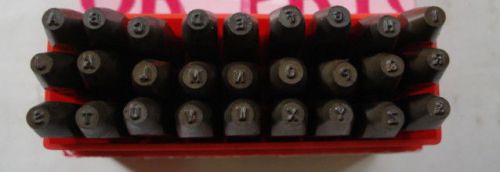 PRYOR, A-Z,STEEL STAMP SET, P127015,1.5mm, 1/16&#034;, Machine Made, 27 pcs, /B1/