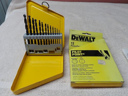 DEWALT, PILOT POINT TWIST DRILLS, (13)