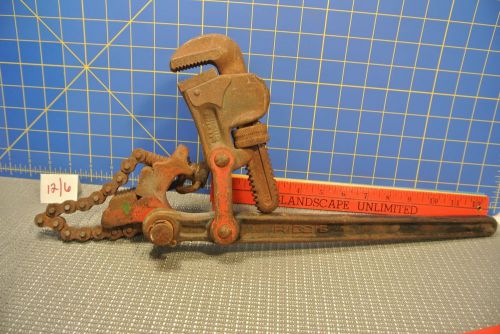 Ridgid Super Two Pipe wrench Unique Rare