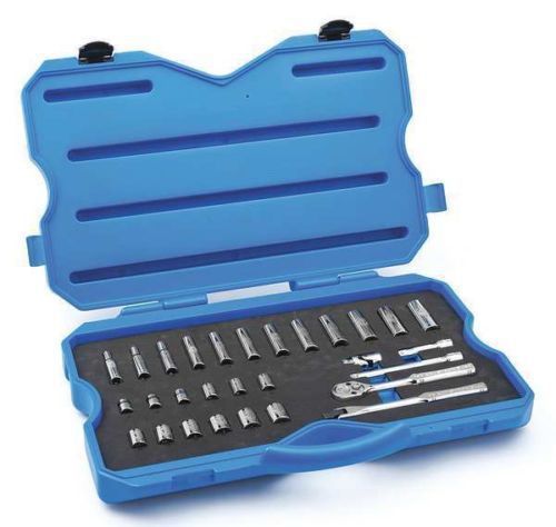 Armstrong 29 Pc. 3/8&#034; Drive 6 Point Metric Standard and Deep Mechanics Tool Set