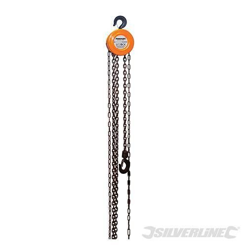 Chain Block 1 Tonne / 2.5m Lift Height (633705)