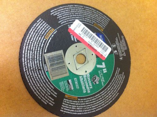 NORTON 7&#034; MASONRY CUTTING WHEELS #89088 7&#034; X 1/8&#034; X DM-5/8&#034;