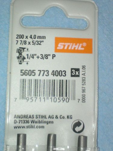 TF-STIHL, ROUND FILES,  5605 773 4003, 7 7/8X 5/32&#034;