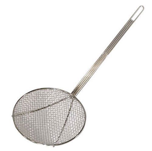 New update international skm-12wg nickel plated medium mesh wire skimmer  round for sale