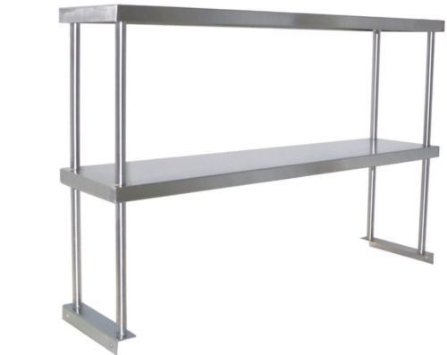 12 X 72 Double OverShelf Stainless Steel NSF