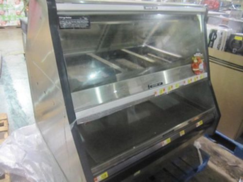 Custom Deli&#039;s dilw4cb Hot Food deli display Case  3  PAN STAINLESS MERCHANDISER