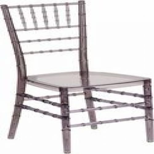 Flash Furniture BH-SMK-CRYSTAL-GG Flash Elegance Crystal Smoke Stacking Chiavari