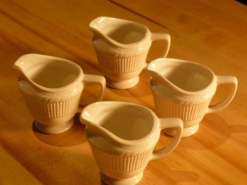 Syracuse China STAFFORDSHIRE 3 oz  Handled Creamer (Set of 4)