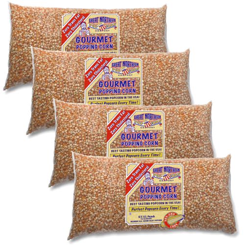 Great Northern Popcorn 50 Pound Bulk Original Yellow Gourmet Popcorn 4-12.5 LB