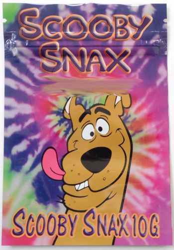 50* scooby snax large empty ziplock bags (good for crafts incense jewelry) for sale