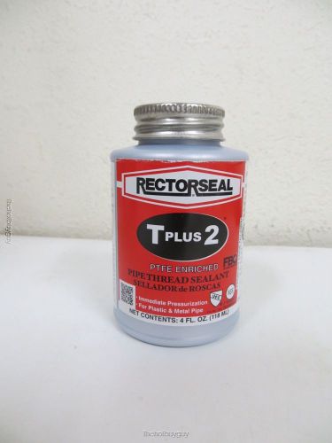 Rectorseal 23631 1/4 Pint Brush Top T Plus 2 Pipe Thread Sealant