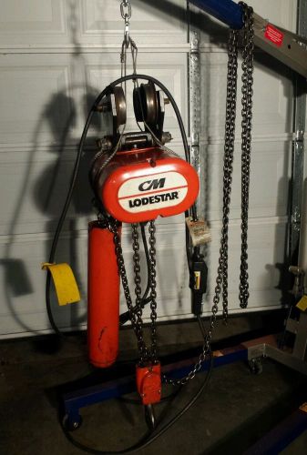 CM LODESTAR 1.5 TON ELECTRIC CHAIN HOIST