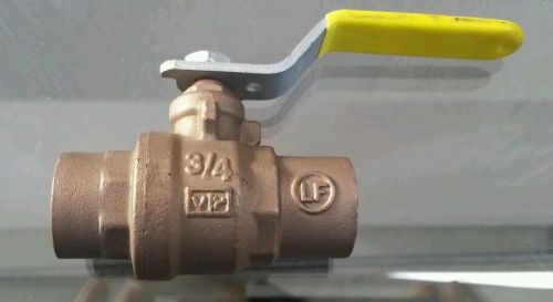 3/4&#034; ball valve sweat/sweat for sale