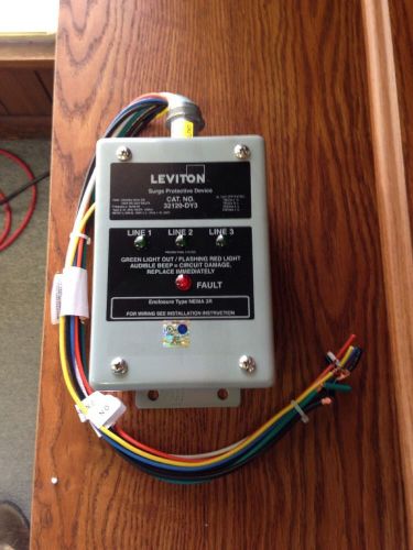 Leviton 32120-DY3 120/208 Volt 3-Phase Wye Or Delta, Surge Panel