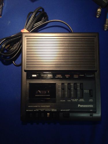 Panasonic Microcassette Transcriber Model RR-930 Speed Control