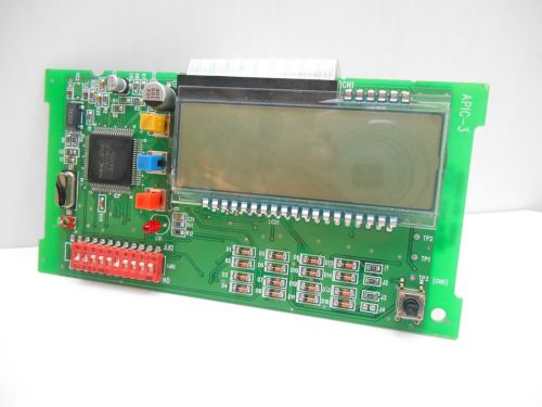 AMANO EPC-002040 DISPLAY BOARD &amp; RIBBON CONNECTOR FOR PIX 3000X TIME CLOCK  USED