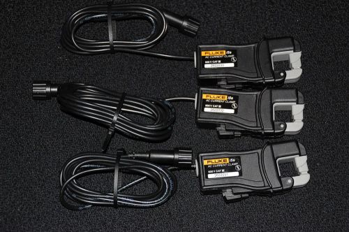 Set of 3 Fluke I5SPQ3 AC Current Clamps