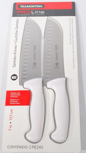 Commercial Grade Santoku Knife Set of 2 Tramontina German NSF NEW Ships Free E2F