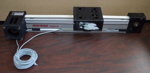 New Macron Mini 6 Belt Driven Linear Actuator 10&#034; Travel Dual Sensor # 7363001