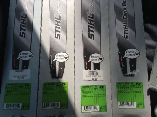 Lot of 4 STIHL,GUIDE BARS !  3003 008 6813, 16&#034;