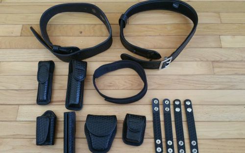 Bianchi AccuMold Elite BW Sam Browne Duty Belt 30&#034;-32&#034; with Boston Leather