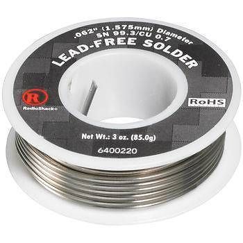 RadioShack® Lead-Free Solder (SnCu) 0.062&#034;&#034;