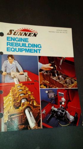 Sunnen honing machine catalog, 1976