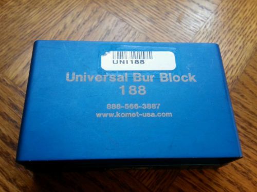 BIOMETRIC bur block with burs