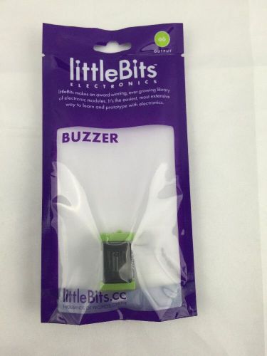 LITTLEBITS ELECTRONICS BUZZER NEW IN PACKAGE