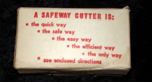 Vintage carton cutter safeway original box &amp; instructions new old stock nos for sale