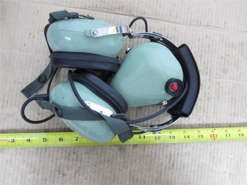 DAVID CLARK H3310 MUFF-MIC HEADSET AIRCRAFT MAINTENANCE GROUND SUPPORT