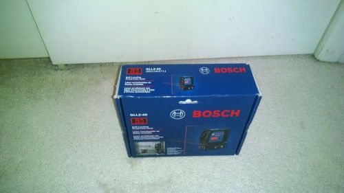 Bosch GLL2-40 Self Leveling Cross-Line Laser w/ Magnetic Bracket New FAST SHIP