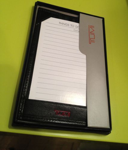 Tumi Reminder  &#034;TO DO&#034; List Folio Note Pad